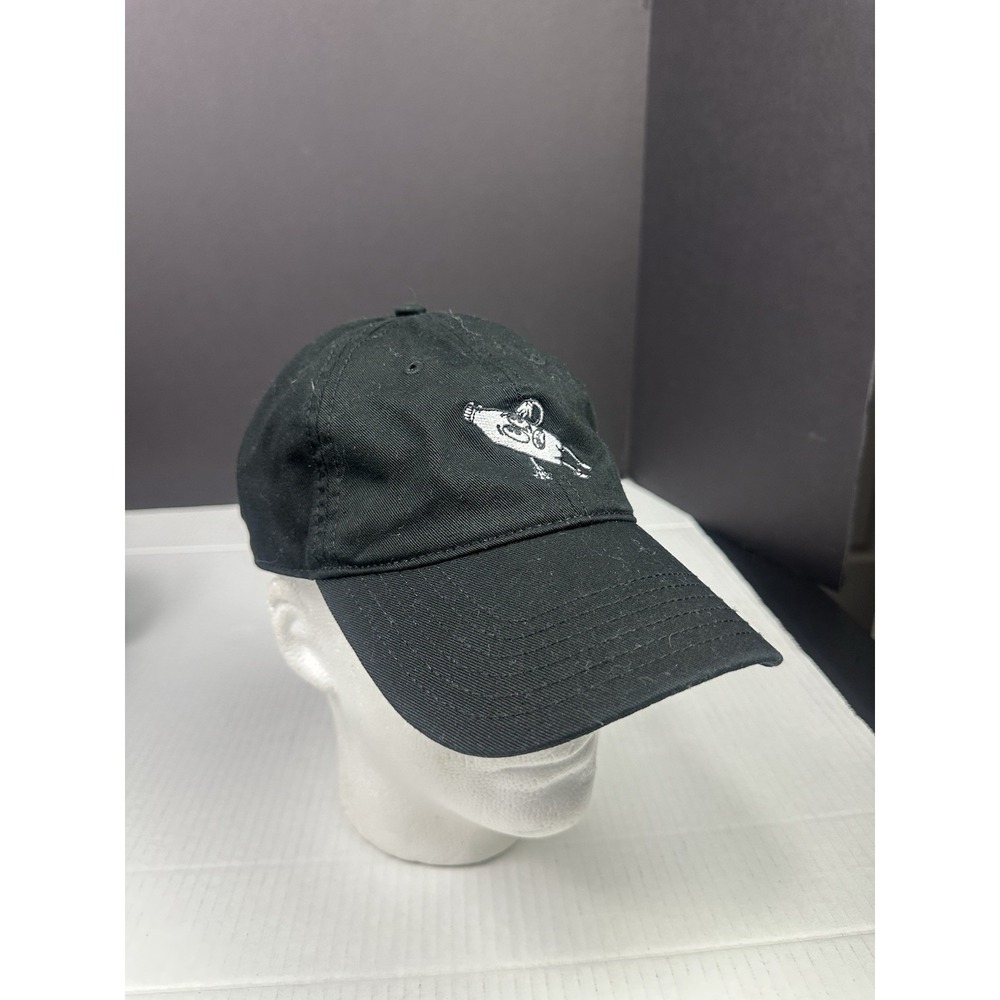 Liquid Death Strapback DadHat OS Black Strapback Bottle Logo Hydration
